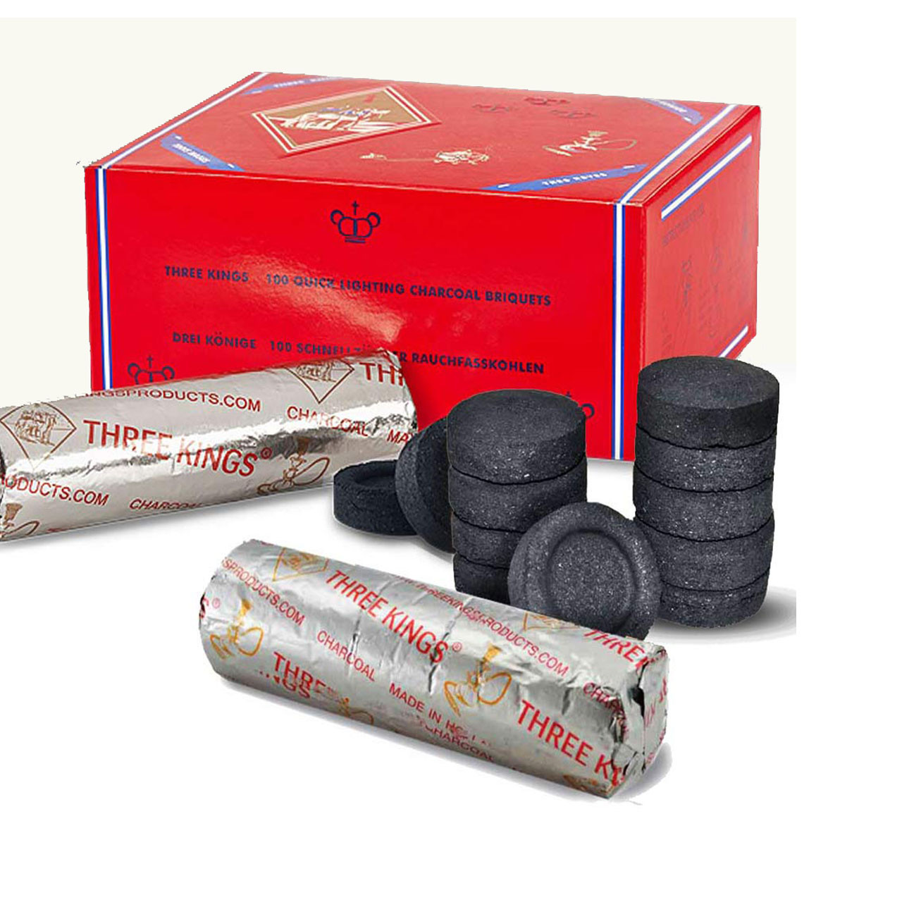 Three Kings Quick Lite Charcoal Box/100 St. Patricks Guild