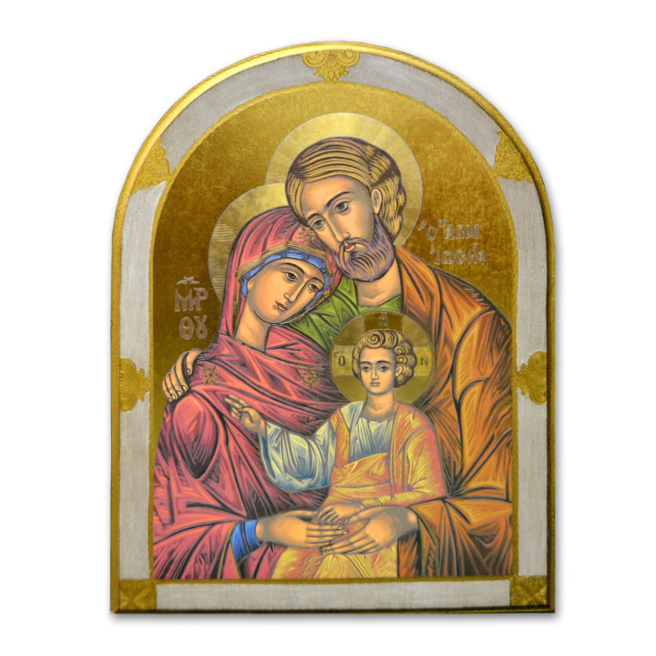 31"H Holy Family Florentine Plaque