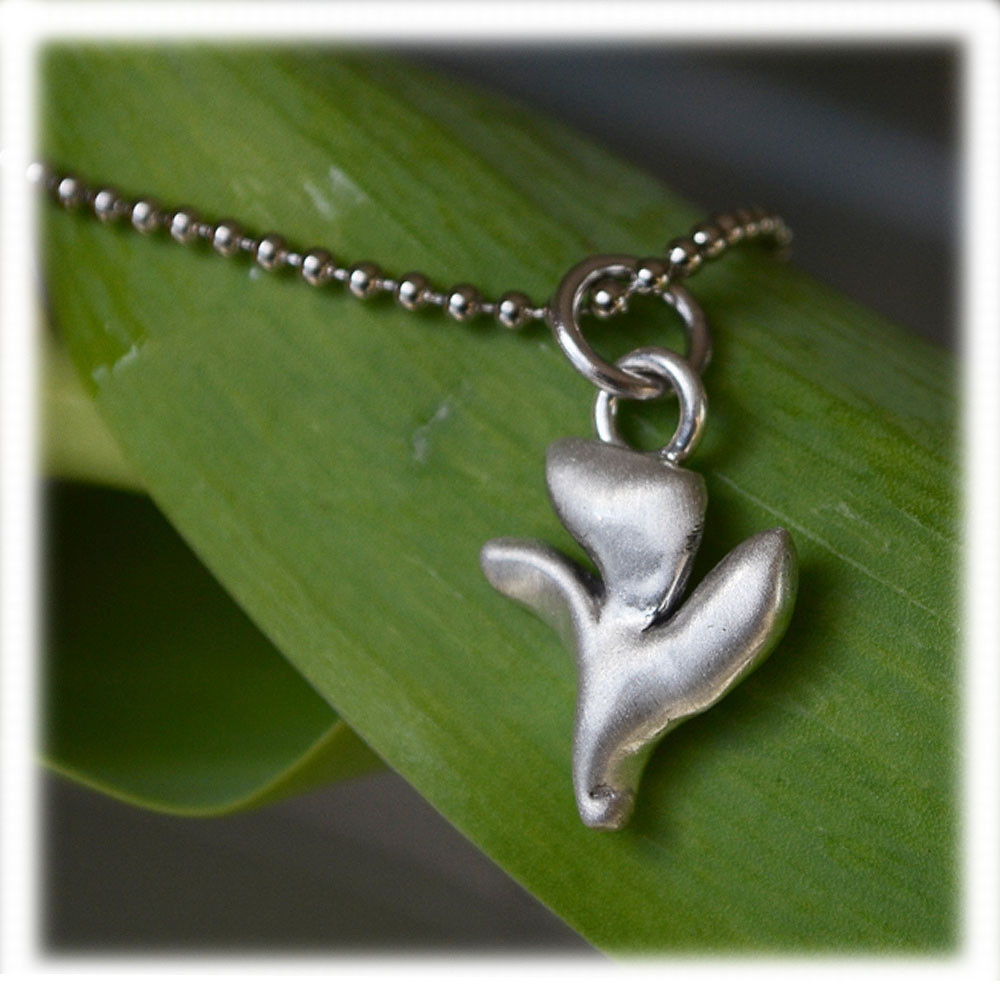 Holy Spirit Dove Necklace in Pewter