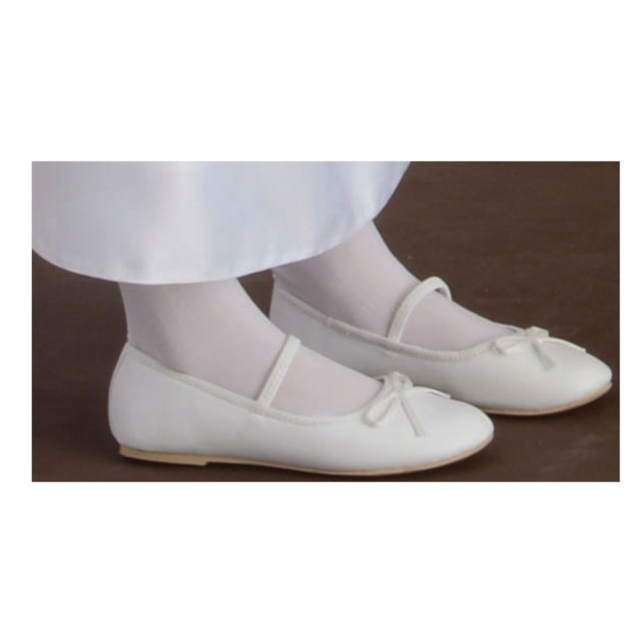 SWEETIE PIE WHITE FIRST HOLY COMMUNION SHOES