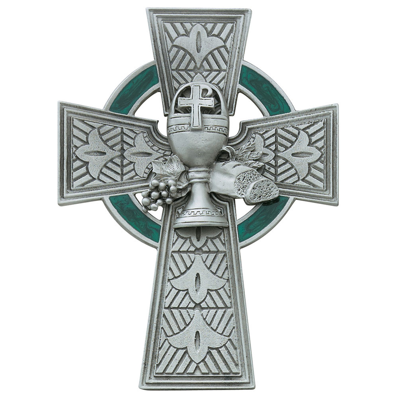 Pewter Celtic Communion Cross 4-3/4IN