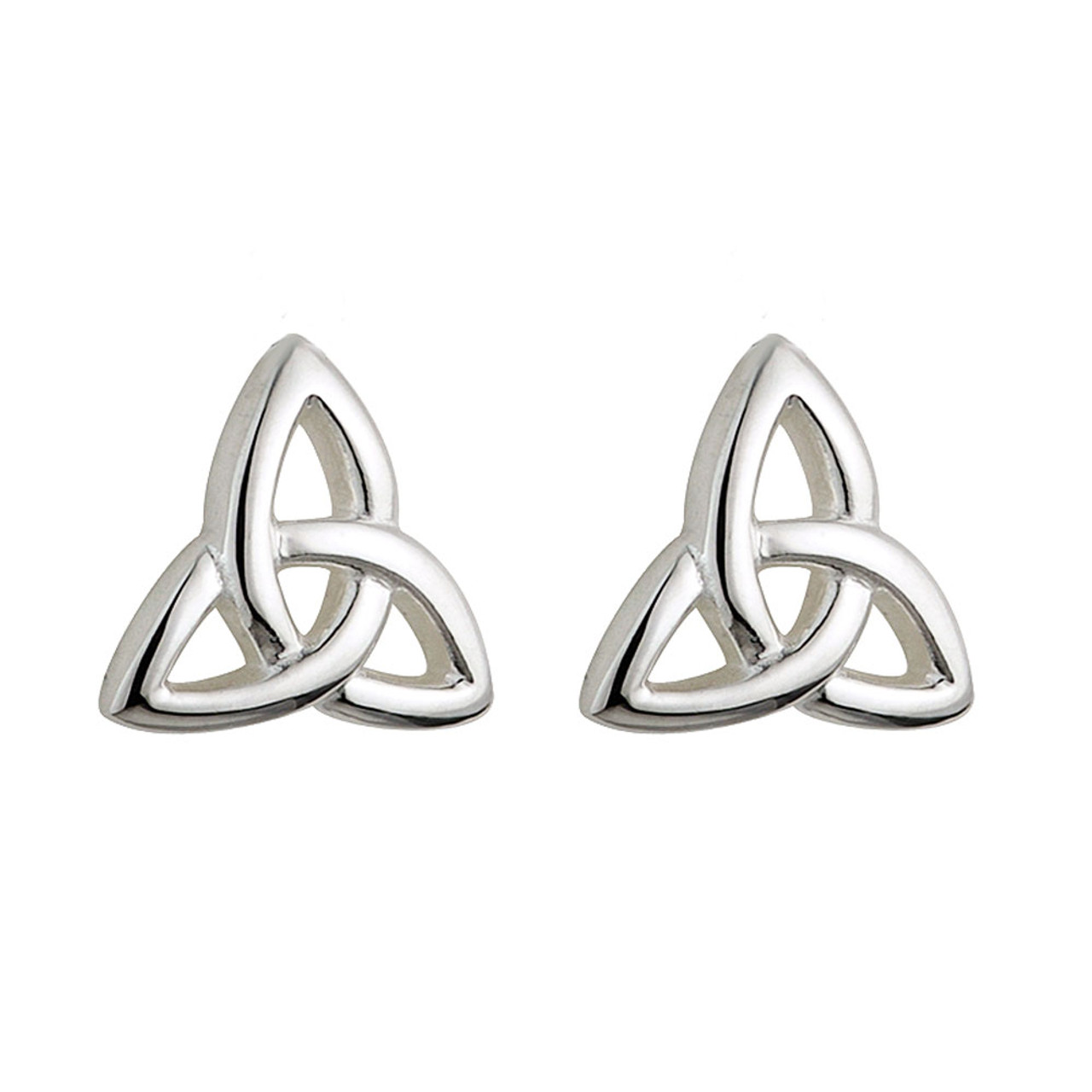 Sterling Silver Celtic Trinity Knot Earrings