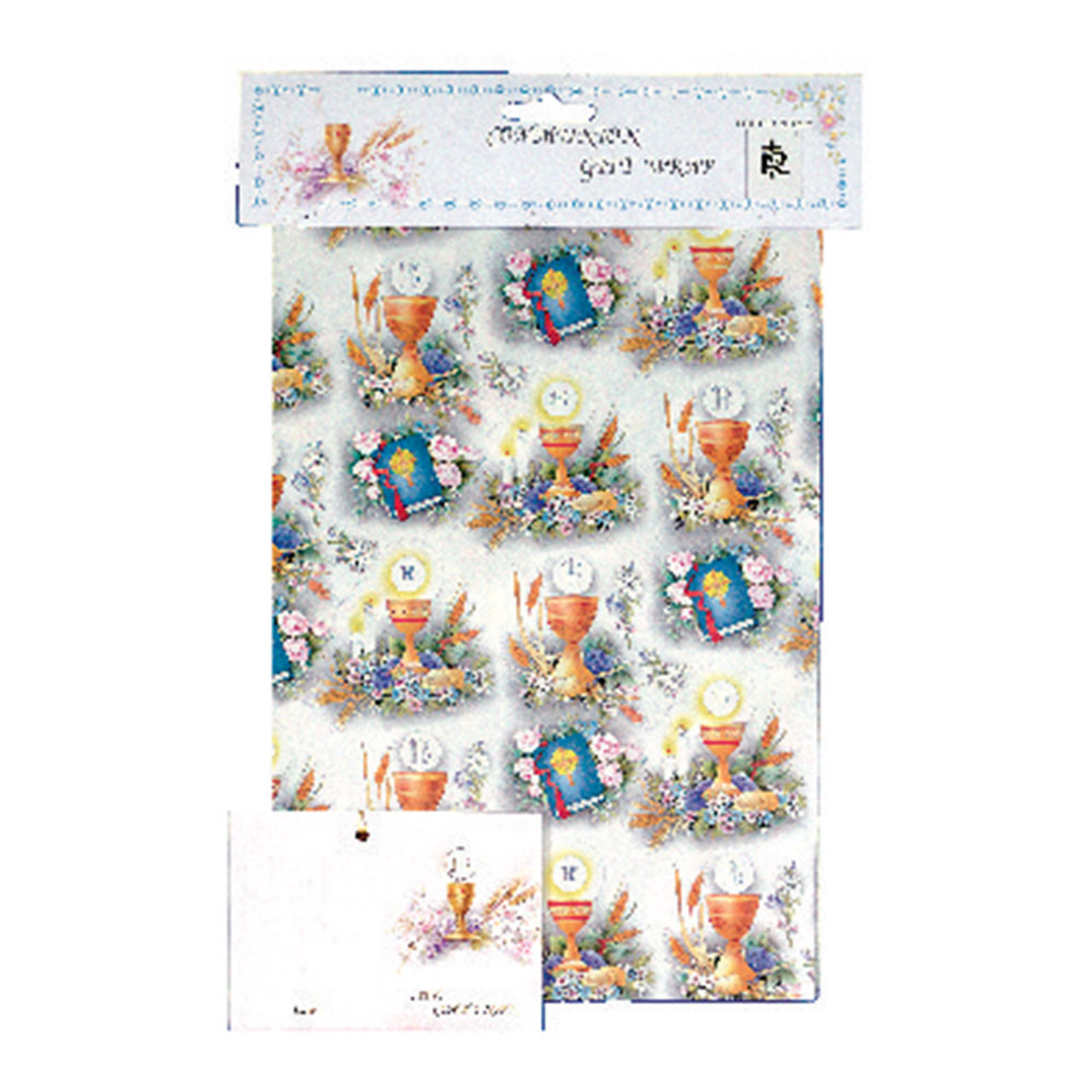 Gift Wrap First Communion Flat Wrapping Paper