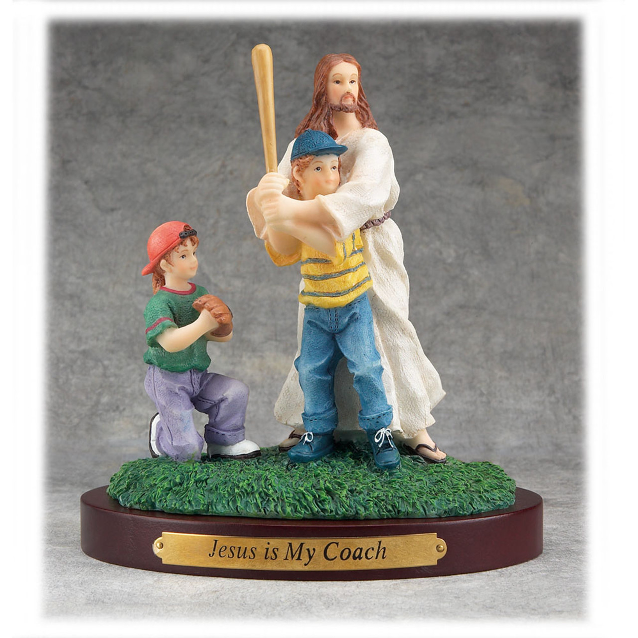 Jesus Sports Figurine Baseball