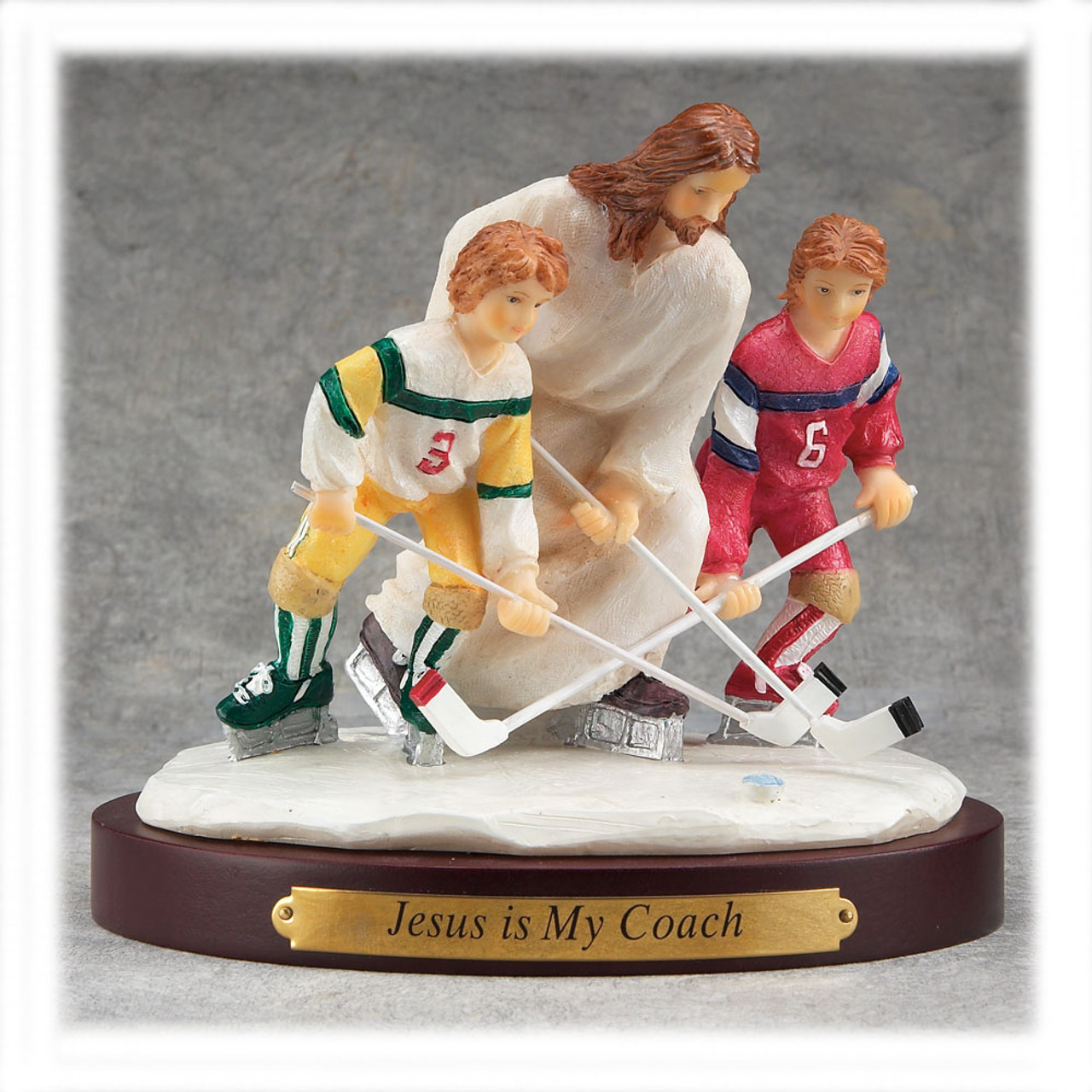 Jesus Sports Figurine Hockey