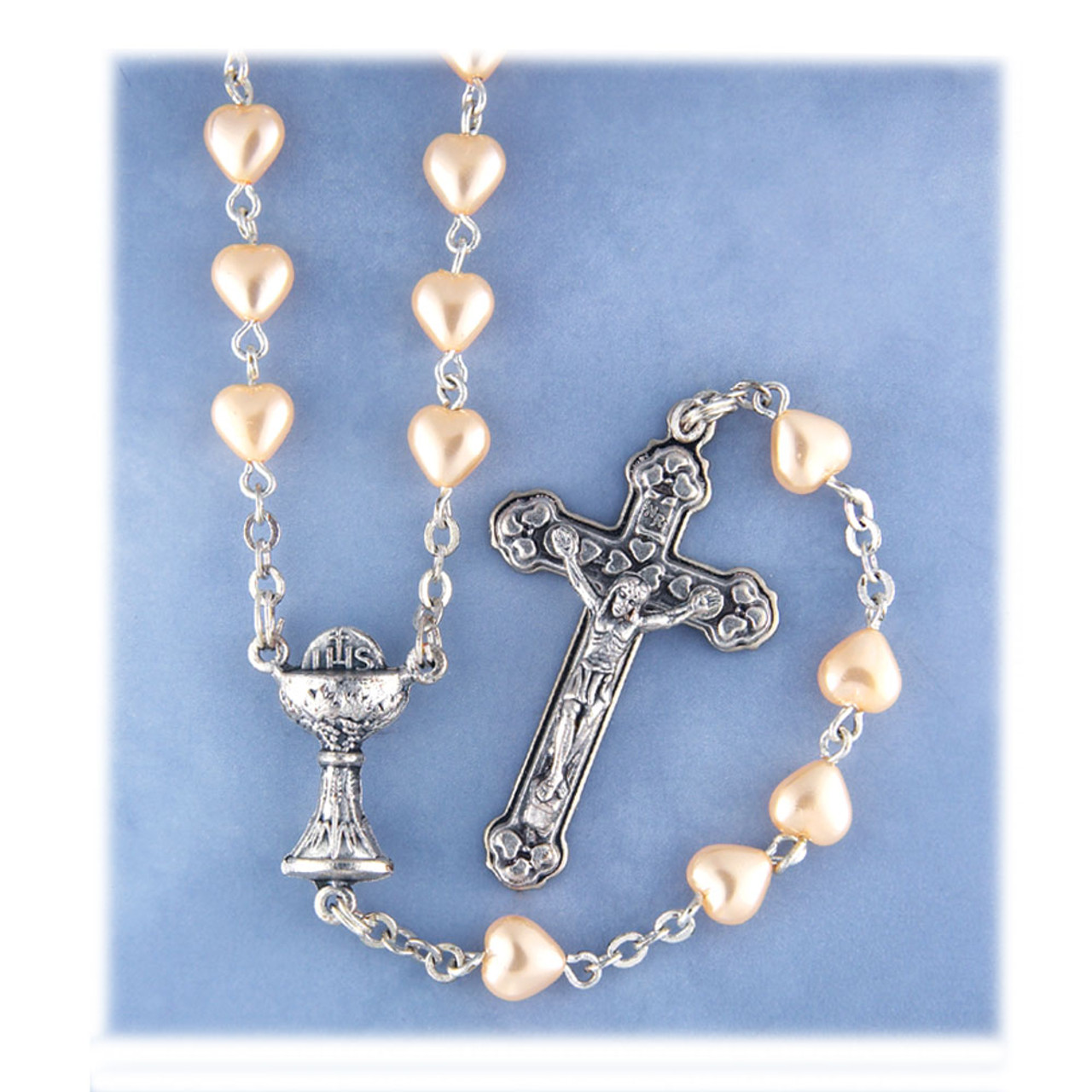 Heart Bead Rosary Chalice Joiner