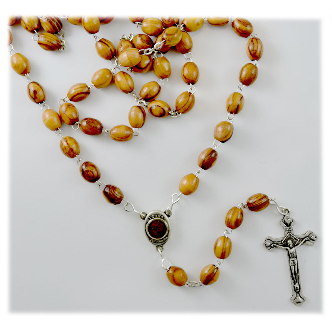 Olive Wood Rosary Made in Bethlehem