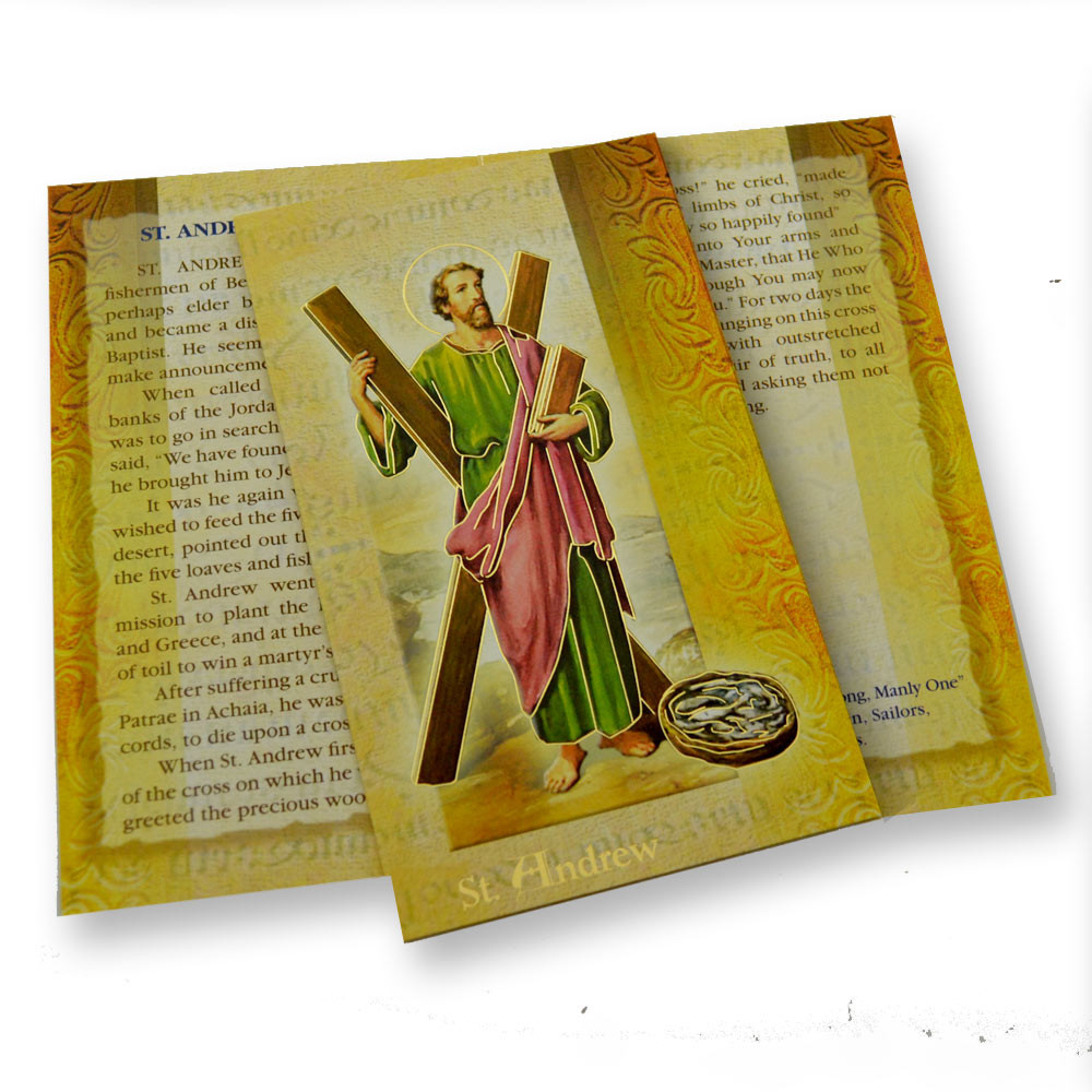 St. Andrew Folded Holy Card