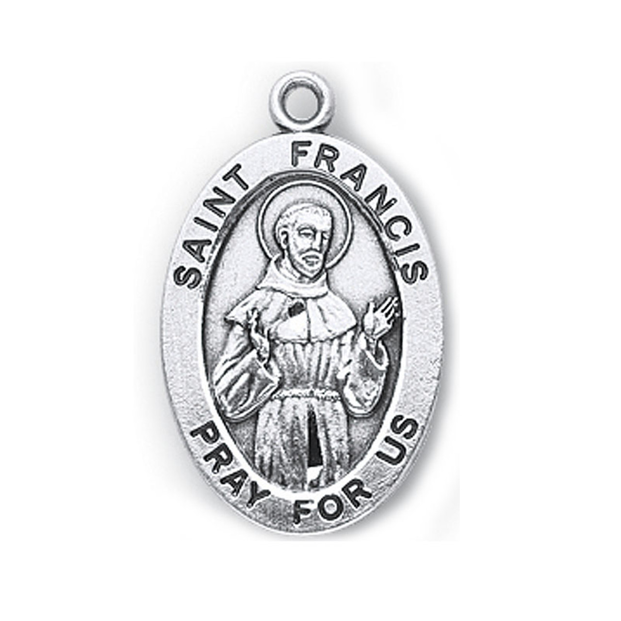 Saint Francis Medal with Prayer 7/8