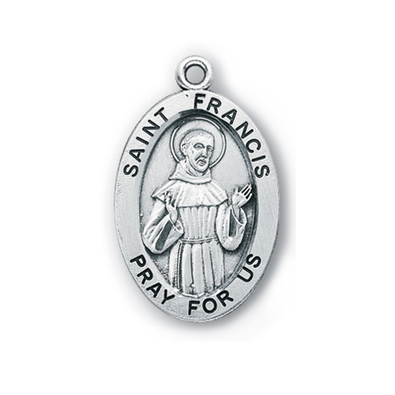 Saint Francis Gold Medallion Pendant – Trewarne Fine Jewellery