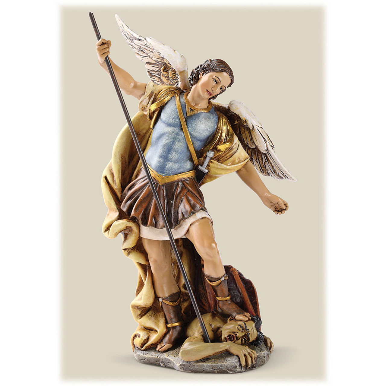 7-1/4"H St. Michael Statue