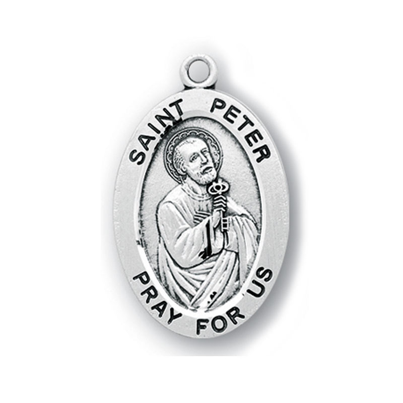 Large St. Peter Medal Necklace | St. Patrick's Guild