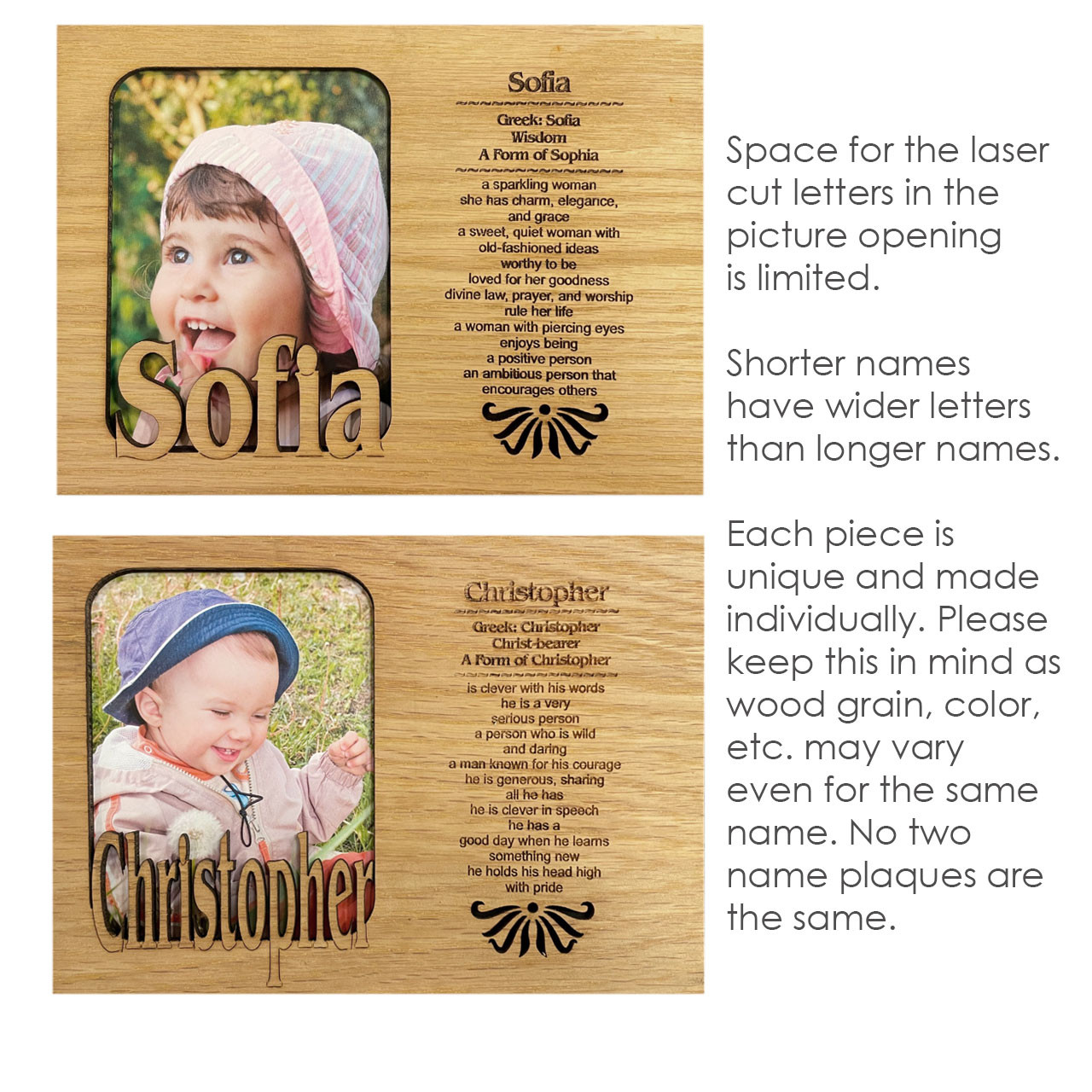 Baby girl hot sale name plaques