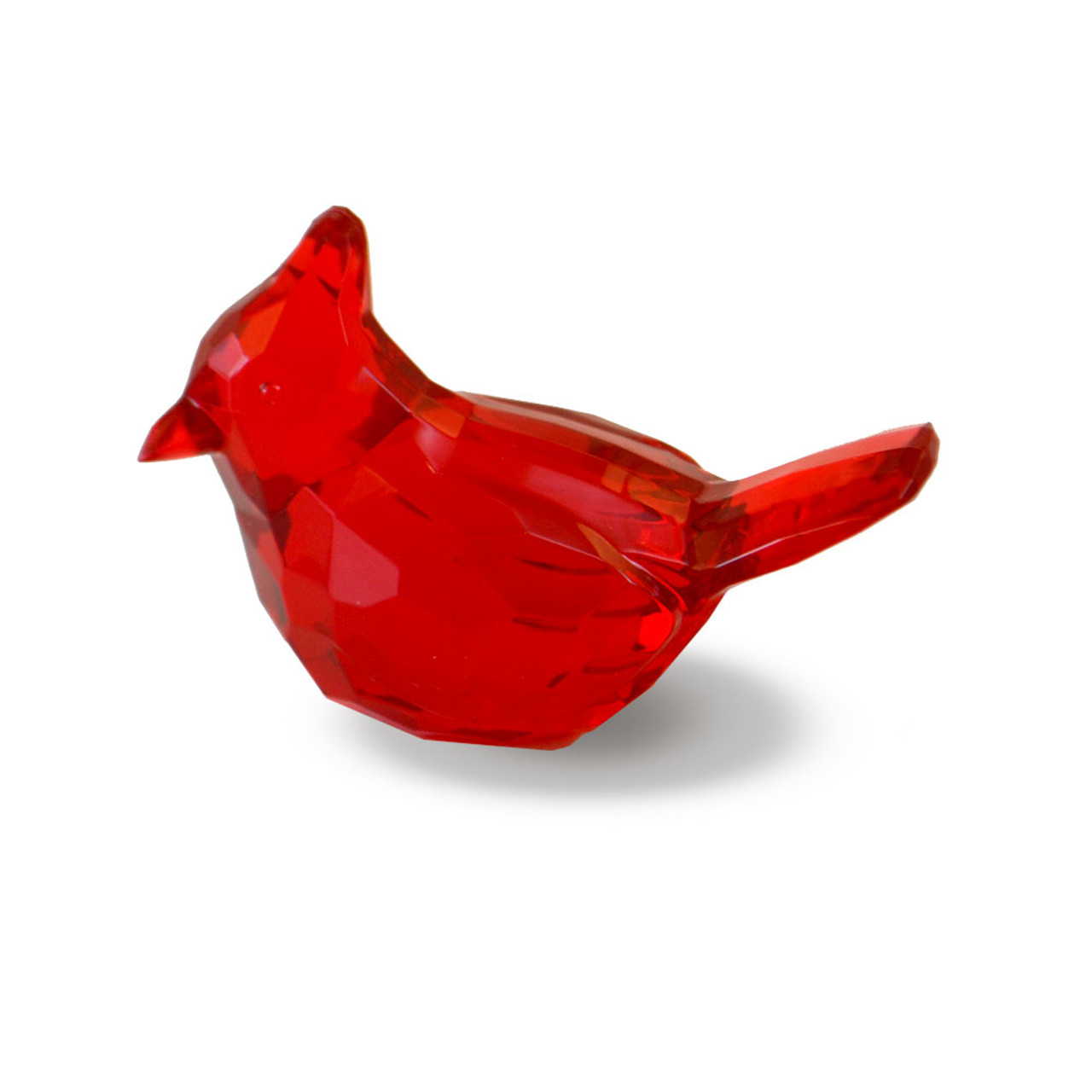 2-1/2"H Acrylic Cardinal figurine