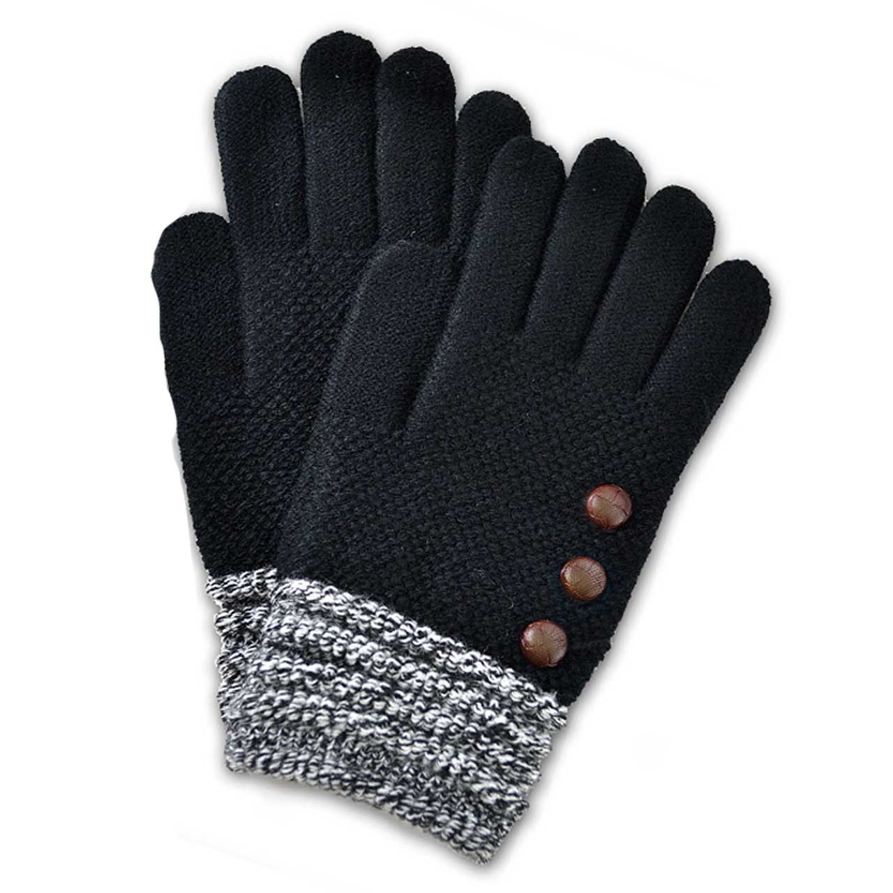 Black Britt's Knits Soft Gloves