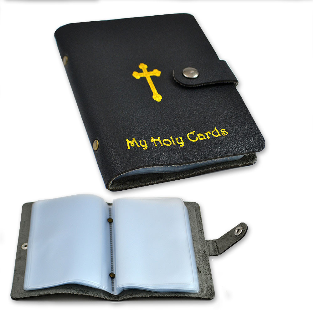 Prayer Card Holder - Leather | St. Patrick's Guild