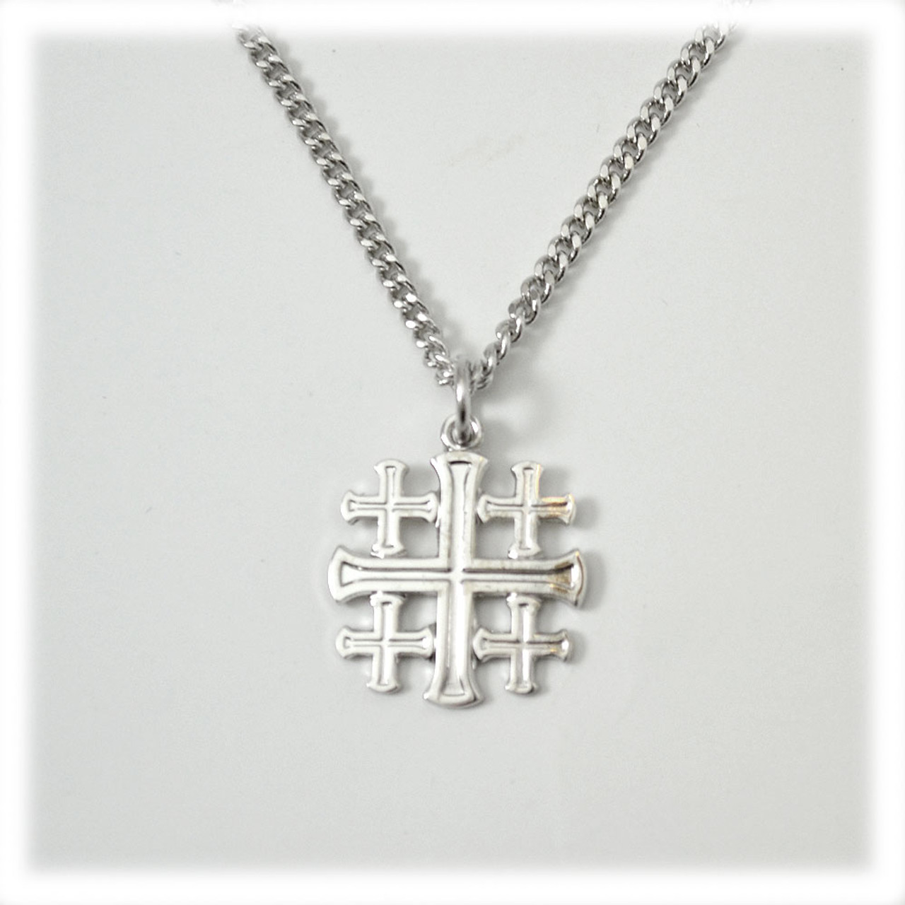 Jerusalem Cross Necklace – Jerusalem Nano Bible Jewelry