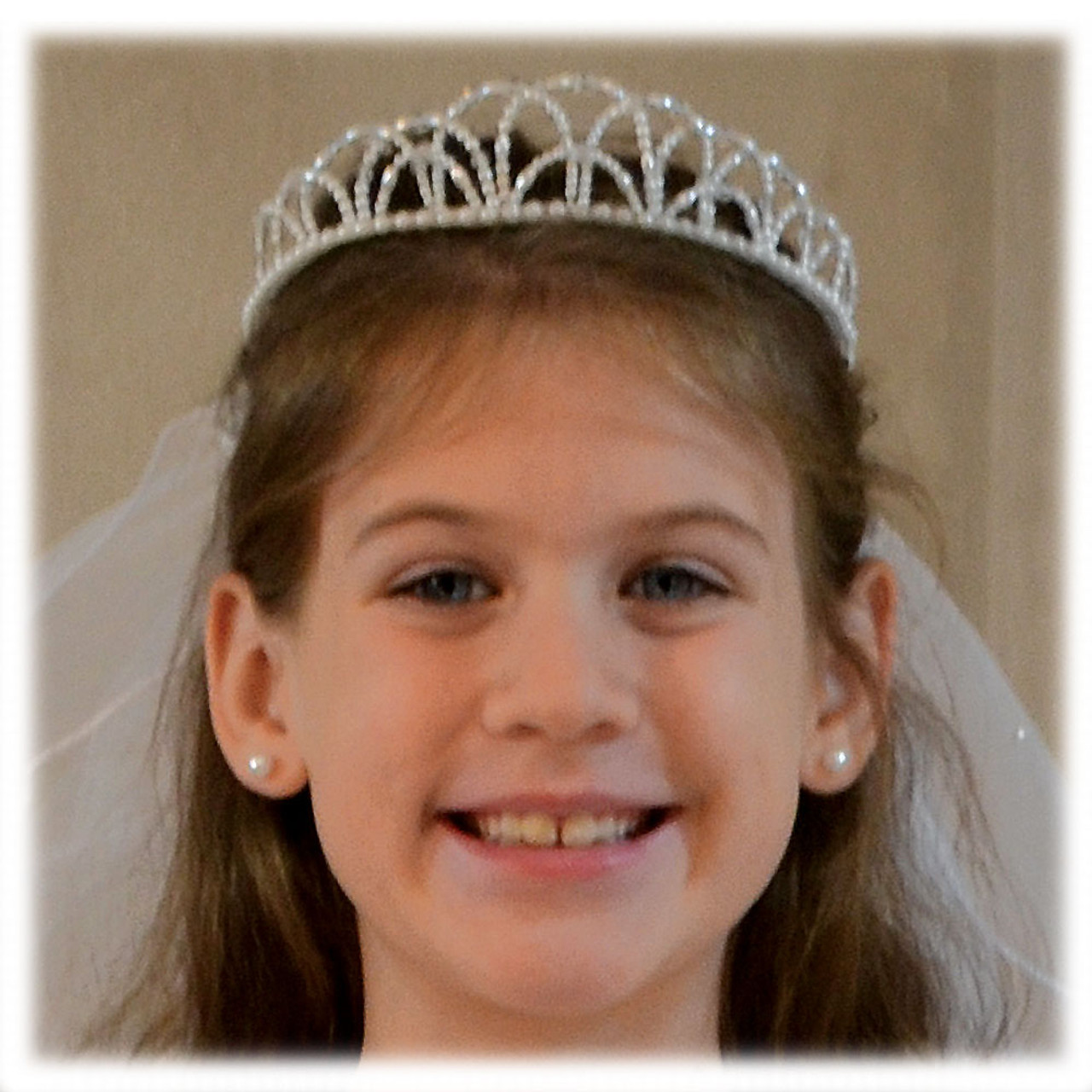 Communion Veil Pearl Crown