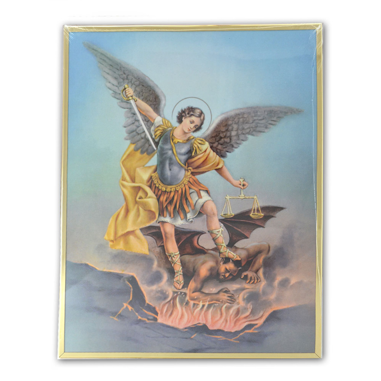 St. Michael Framed Print 11x14