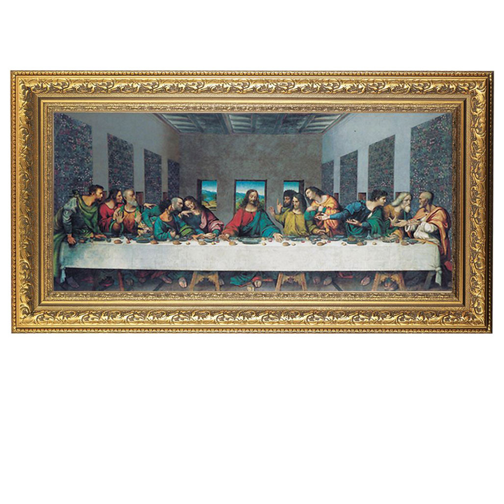 Last Supper by DaVinci 14x26IN Framed | St. Patrick's Guild