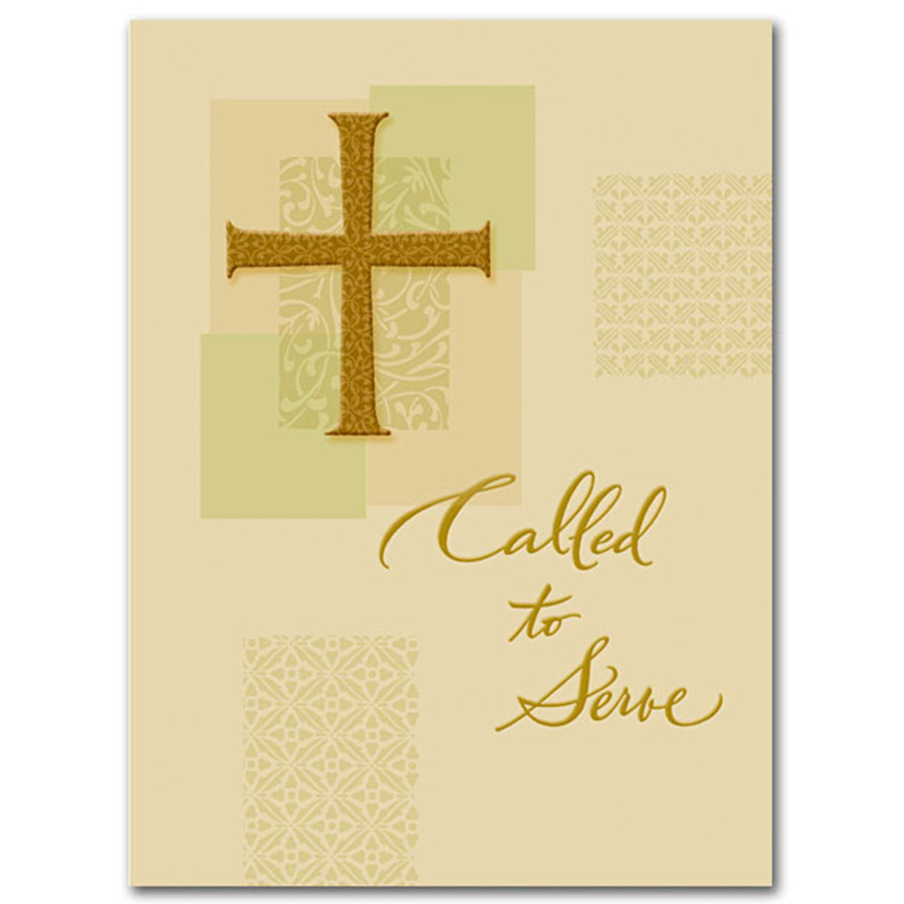 Called to Serve Ordination Card