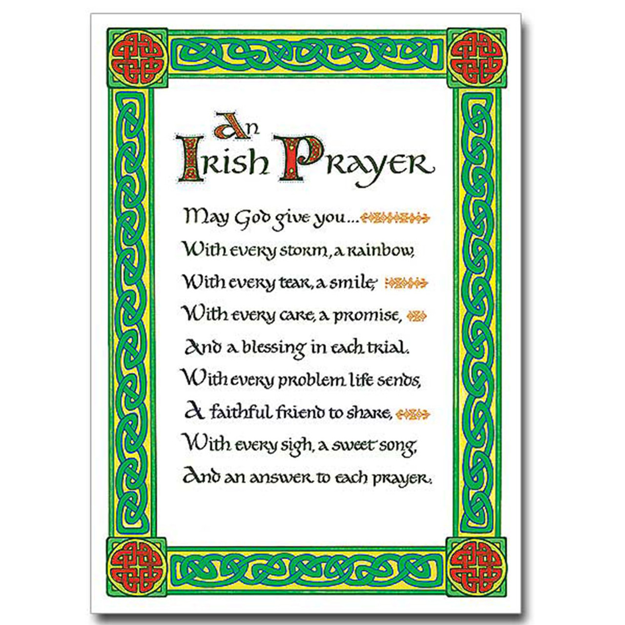 Irish Prayer Greeting Card