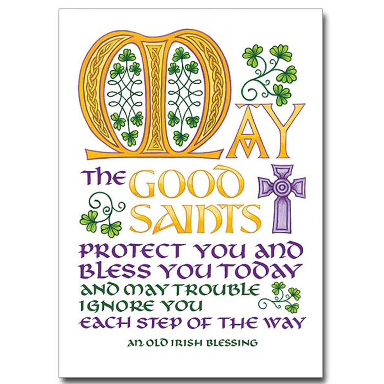 Irish Saint Blessing Card