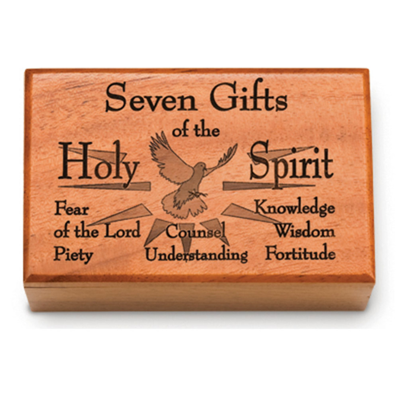 7 Gifts of the Spirit Wooden Box