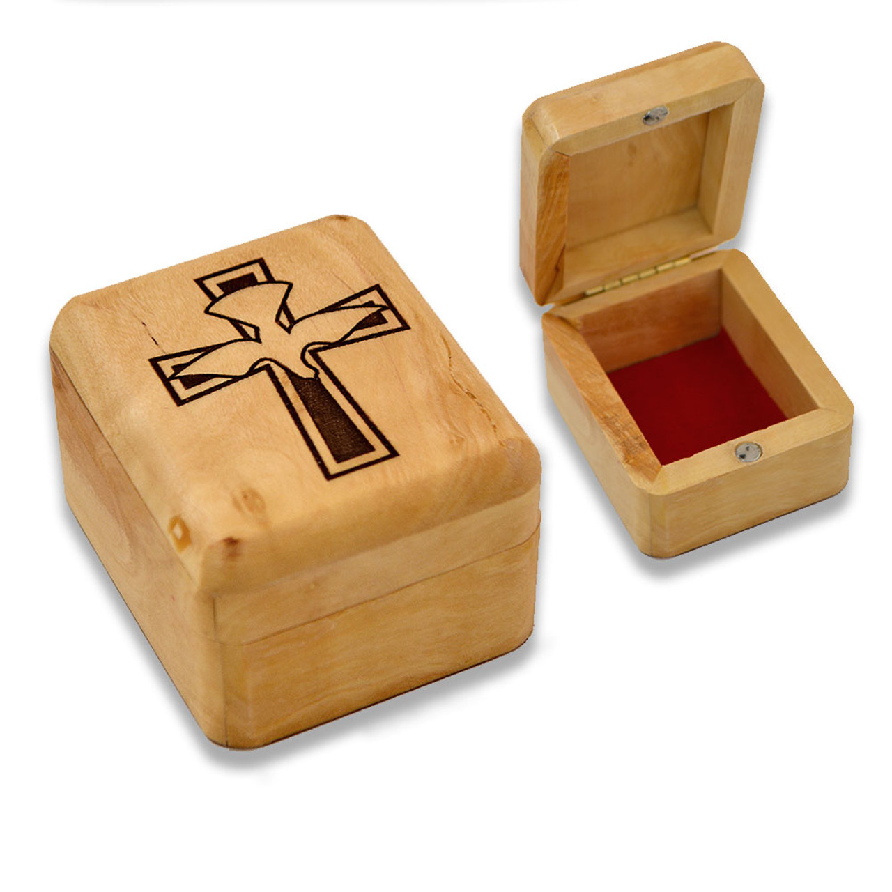 Confirmation Olive Wood Rosary Box