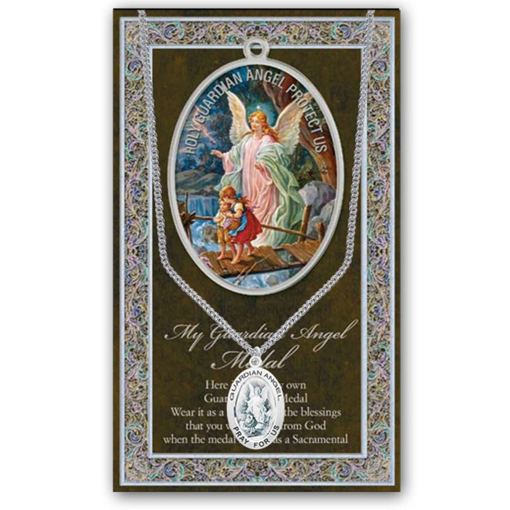 Guardian Angel Pewter Pendant