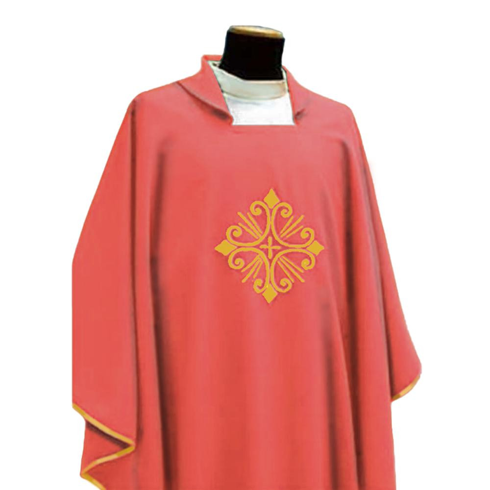 351 Rose Chasuble w/Collar