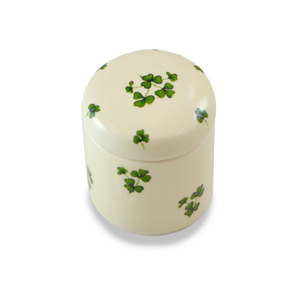 Shamrock Porcelain Trinket Box