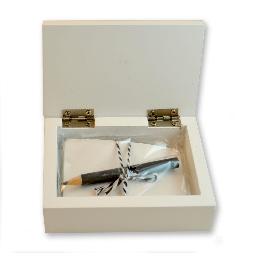 Inside a Wood Prayer Box 4.5 x 3.25 3