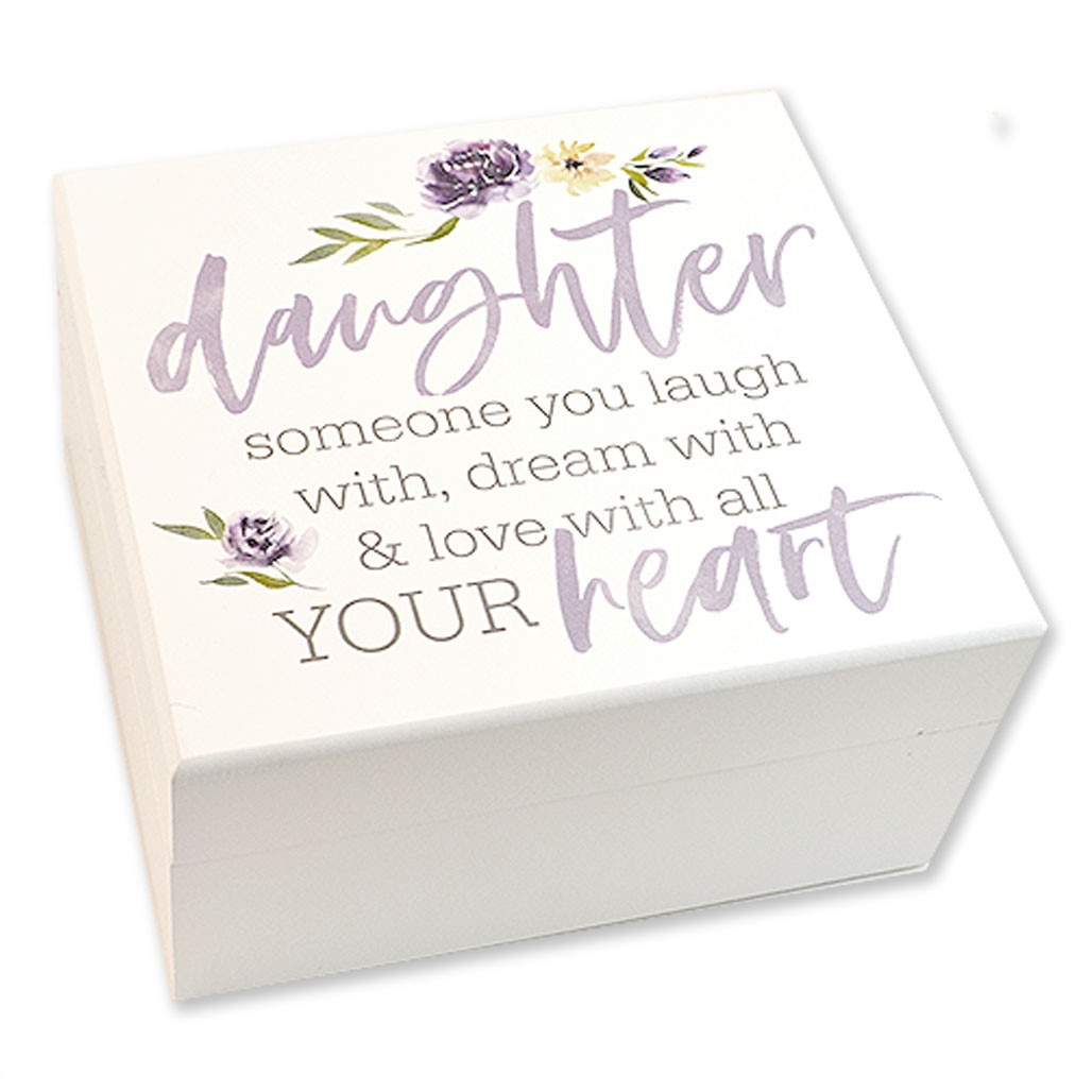 Jewelry Box - Sold Separately - Daughter, someone you laugh with, dream with and love with all your heart