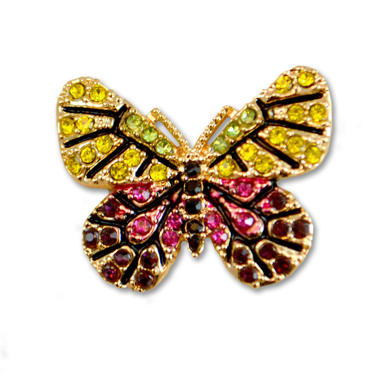 Multi Colored Butterfly Enamel Pin Butterfly Enamel Pin Butterfly Pin Badge  Butterfly Brooch Cute Butterfly Pin 