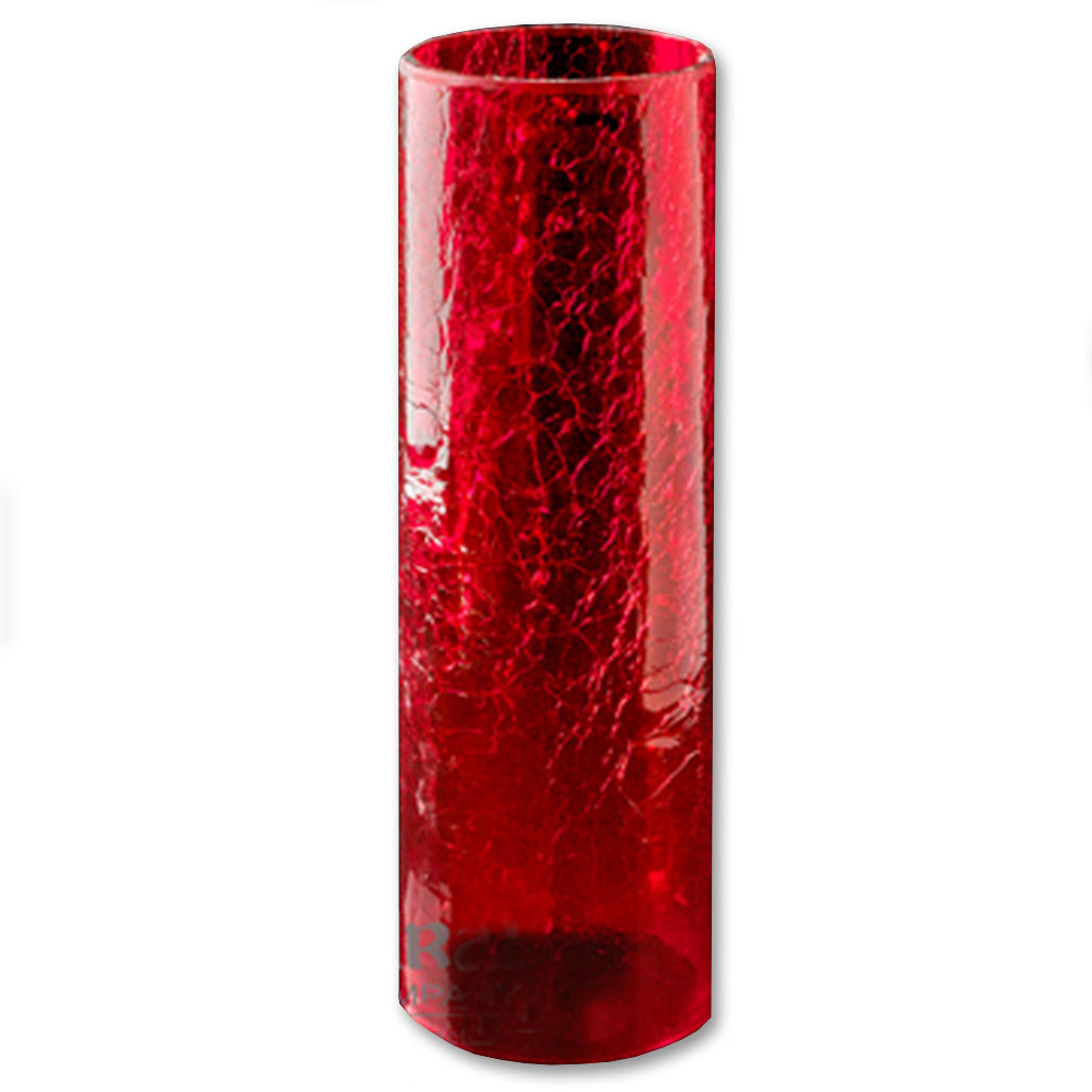 Ruby 14 Day Crackle Glass