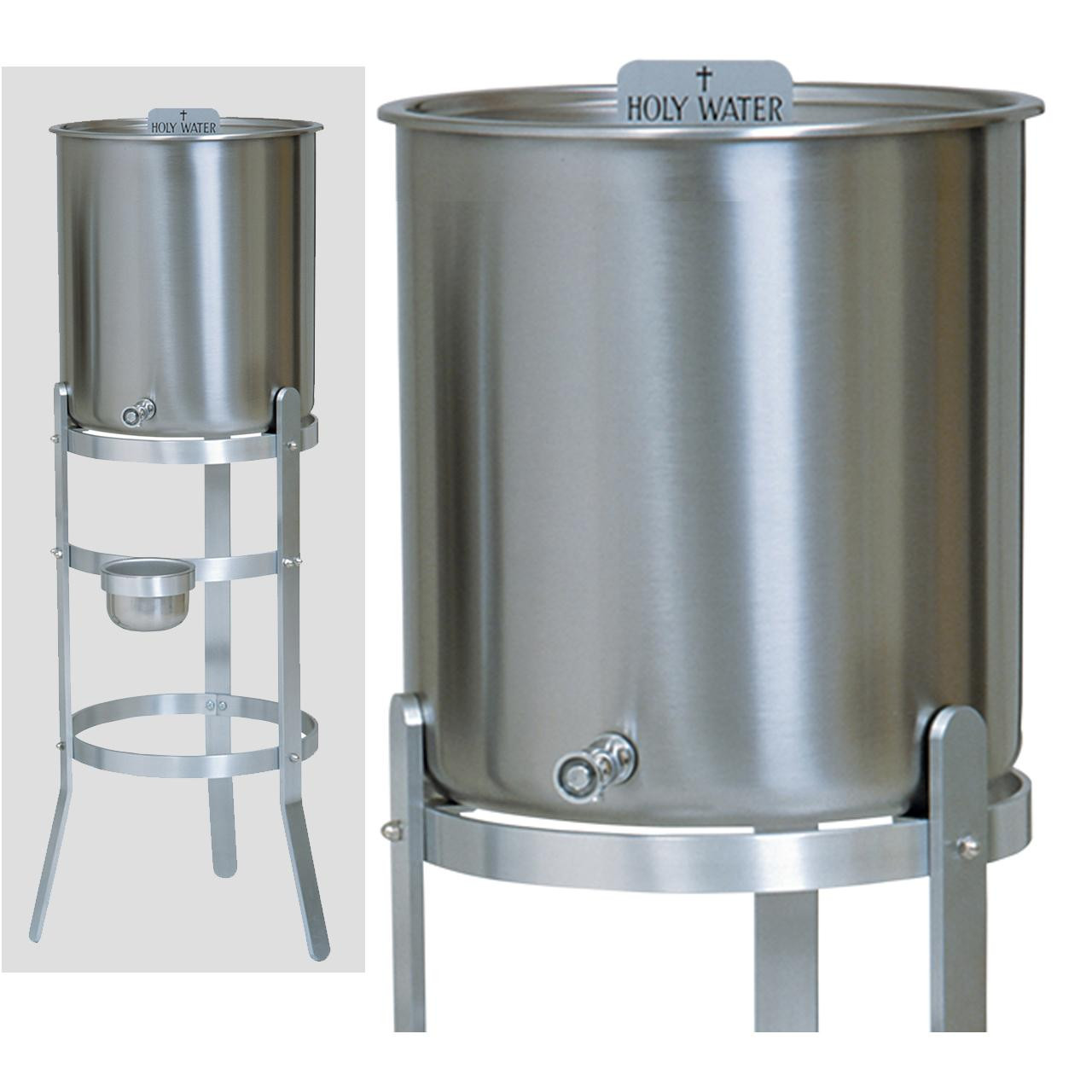 K181-5 Holy Water Tank w/Aluminum Stand