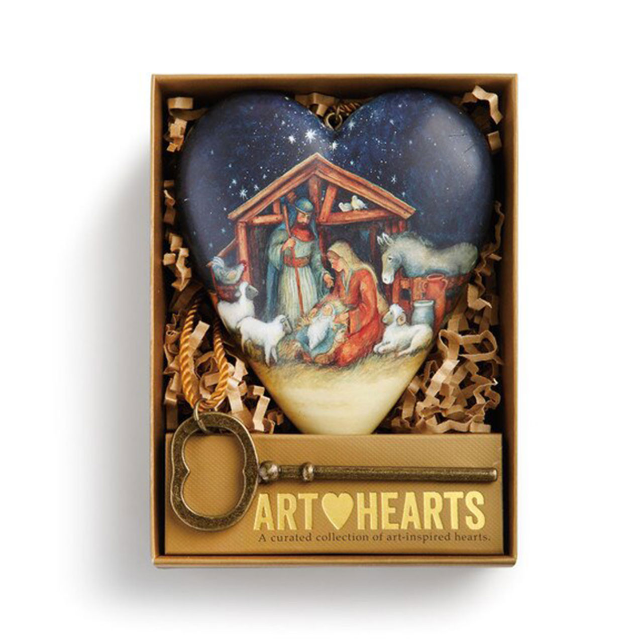 O Holy Night Art Heart in Gift Box