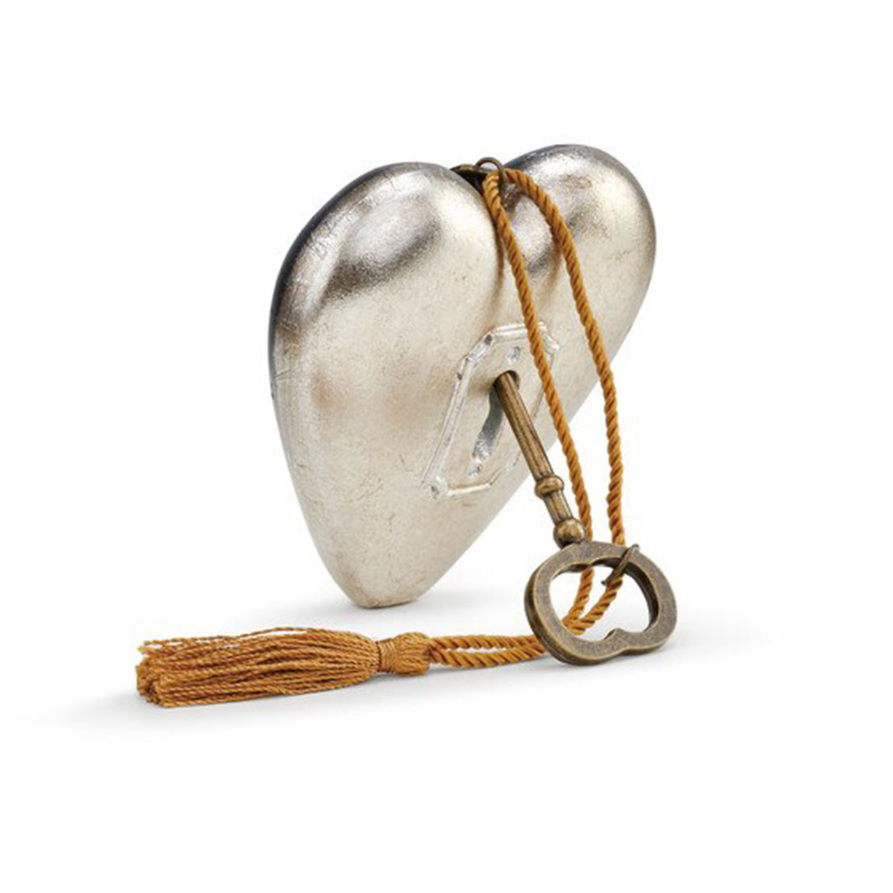 Peace On Earth Art Heart shown with stand