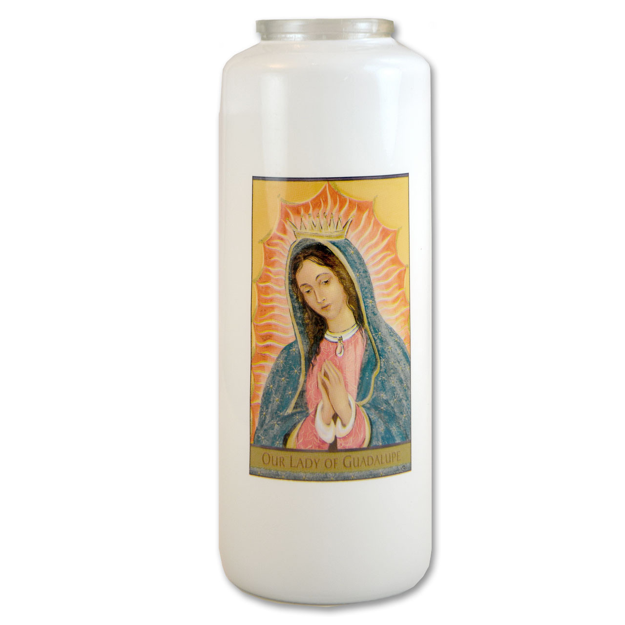 Our Lady of Guadalupe Votive Candle - 6 day