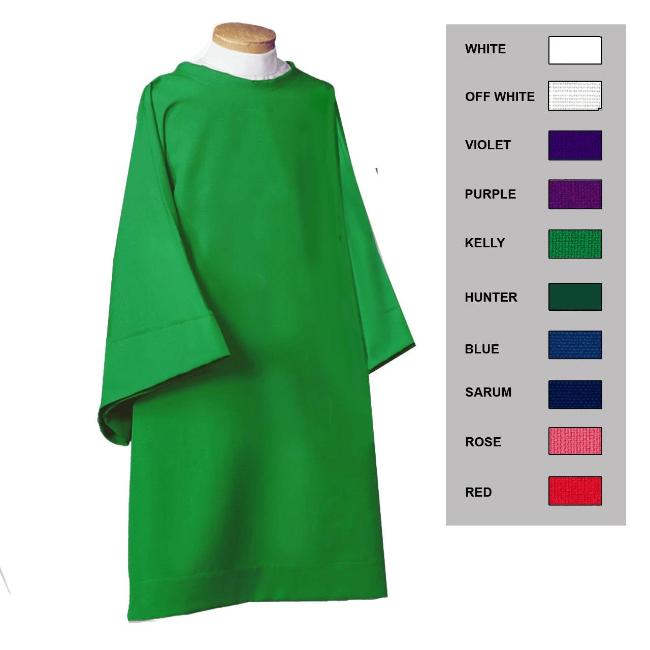 D21 Plain Dalmatic  color options