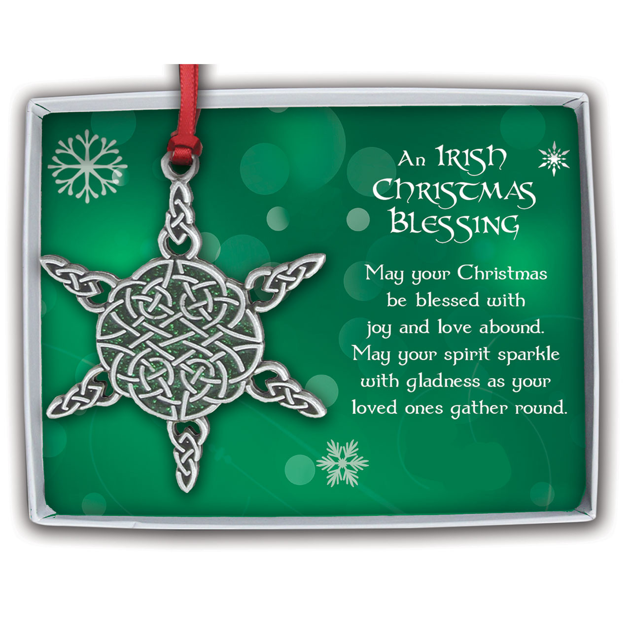 Celtic Snowflake Ornament