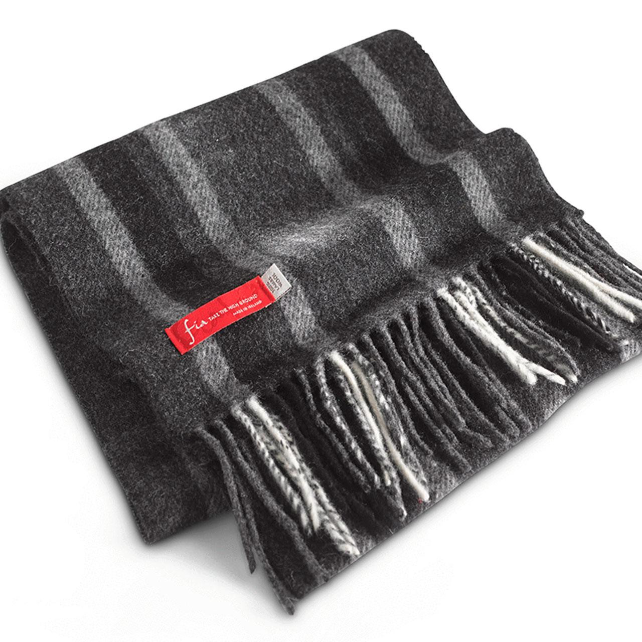 "Dair" style Irish lambs wool scarf by Latchford's