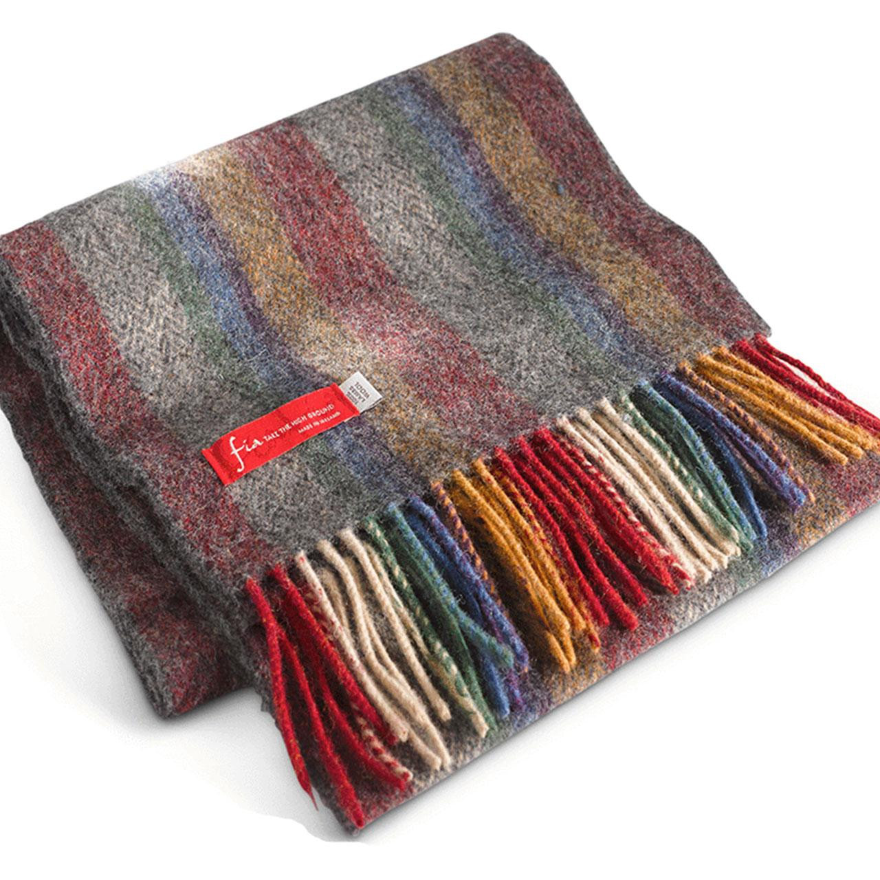 "Muin" style Irish Lambs wools scarf by Latchford's