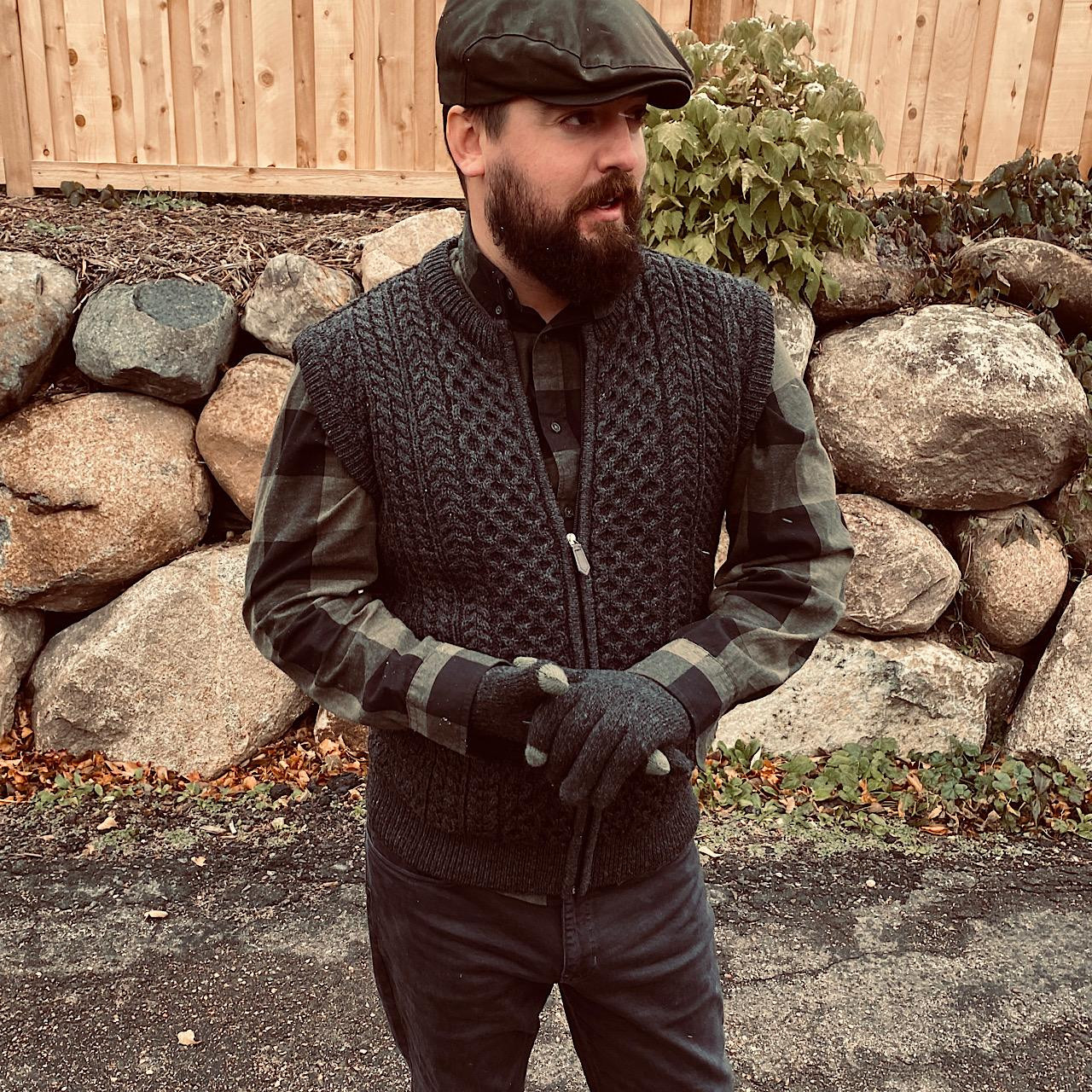 Wool Irish Sweater Vest