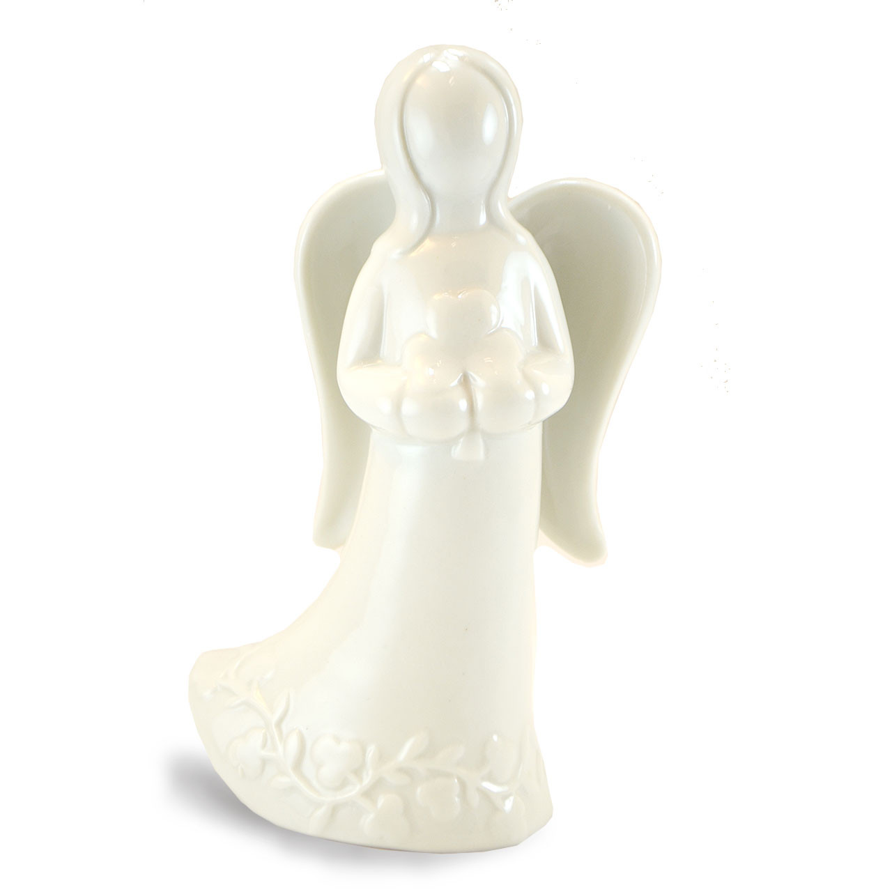 Porcelain Shamrock Irish Angel