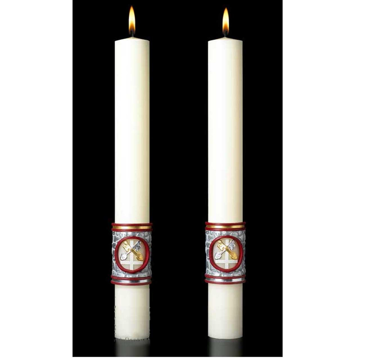 CA Upon This Rock Side Candles