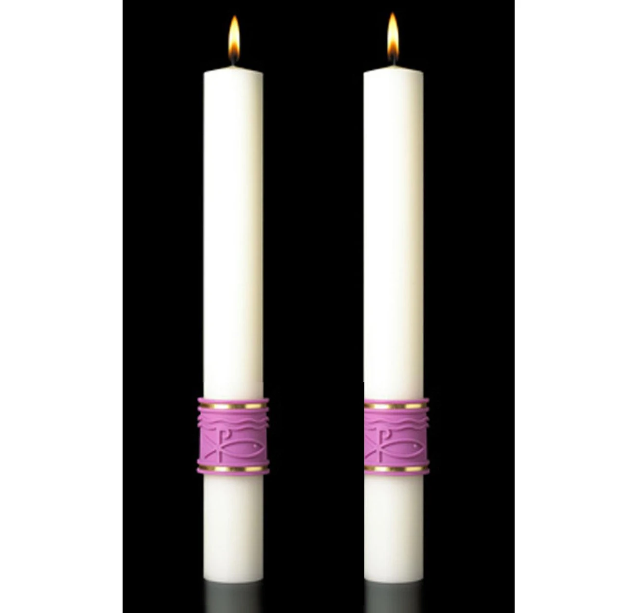 Jubilation Complementing Altar Candles Pair