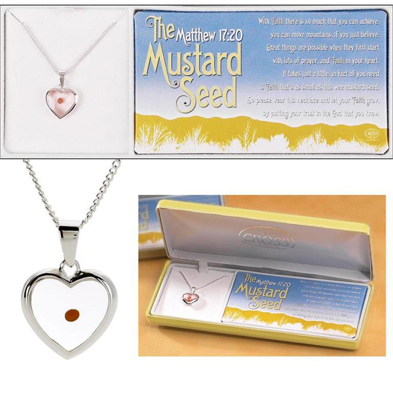 Mustard Seed Necklace in case