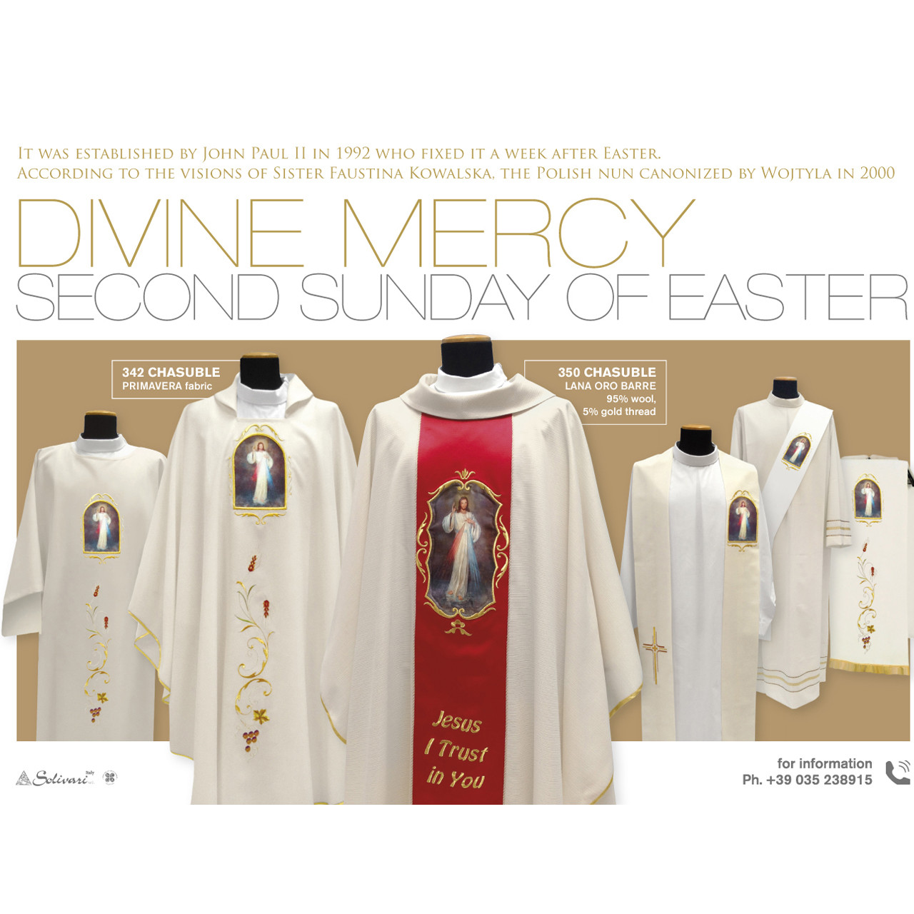 342 Divine Mercy Overlay Stole | Advertisement